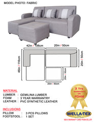 MODULAR SOFA SET FOR SMALL PLACES