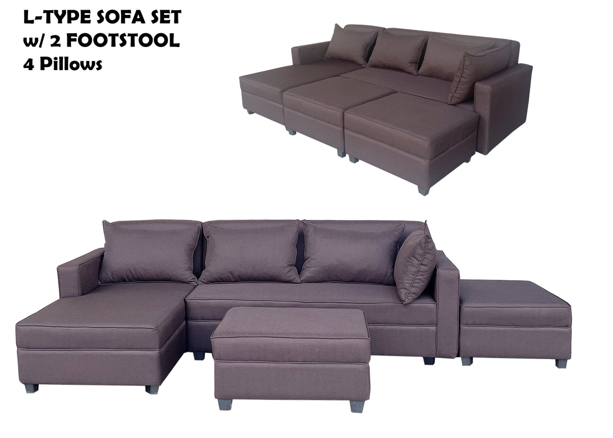 ELEGANT SECTIONAL SOFA FOR SPACIOUS LIVING ROOM