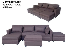 ELEGANT SECTIONAL SOFA FOR SPACIOUS LIVING ROOM