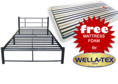 STEEL BED FOR SIMPLE BEDROOM